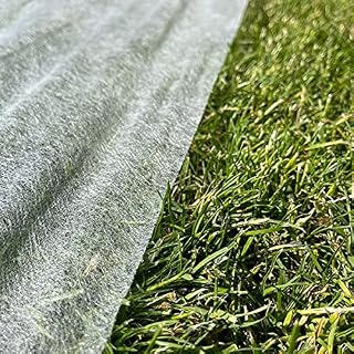 Tech-Garden 1.5 m x 10 m Grass Seed Covering Net Fleece Fabric Material - Protect Newly Repaired Lawns From Birds, Wind & Rain. Cover Seeds, Delicate, Young Plants & Protect from Frost Damage