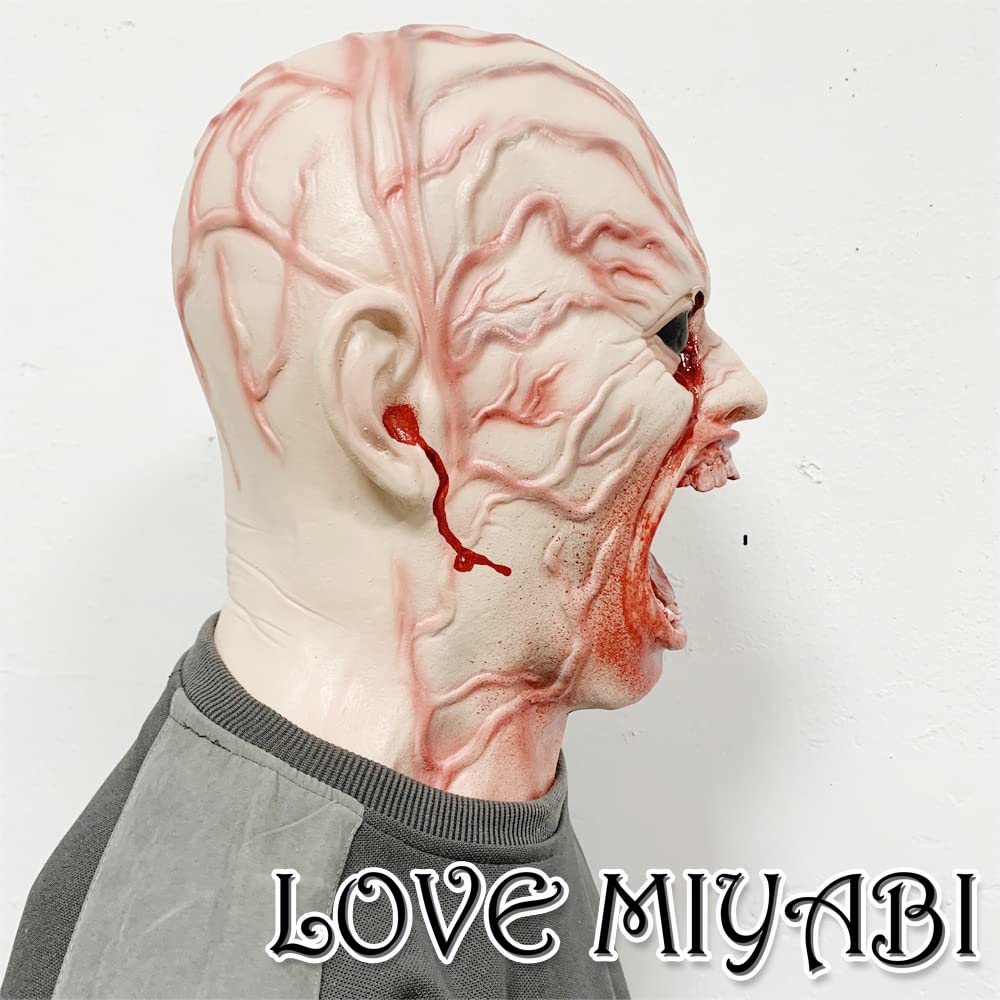 Amazon.co.jp: [LOVE MIYABI] ゾンビマスク 仮装・コスプレ用 ホラー