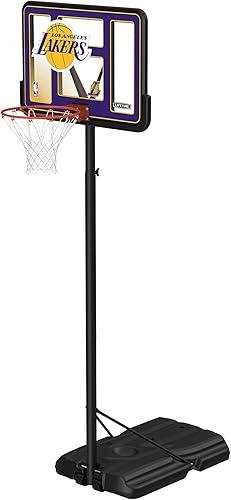 Miniatura 6 de Lifetime NBA Los Angeles Lakers Portable Basketball Hoop, Adjustable Height 7.5-10 Ft, 44 Inch Shatterproof Fusion Backboard, Base with Wheels