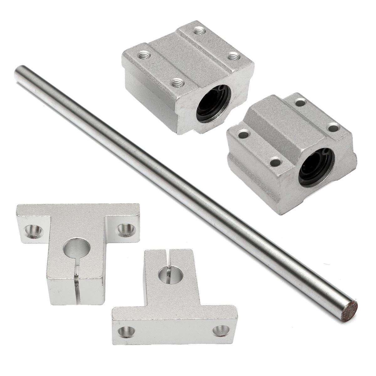 Optische Linearschiene Mit 8 Mm Wellenlänge 300/400/600 Mm Scs8Uu / Sk8-Führungsunterstützungs-Cnc-Satz - 600 Mm