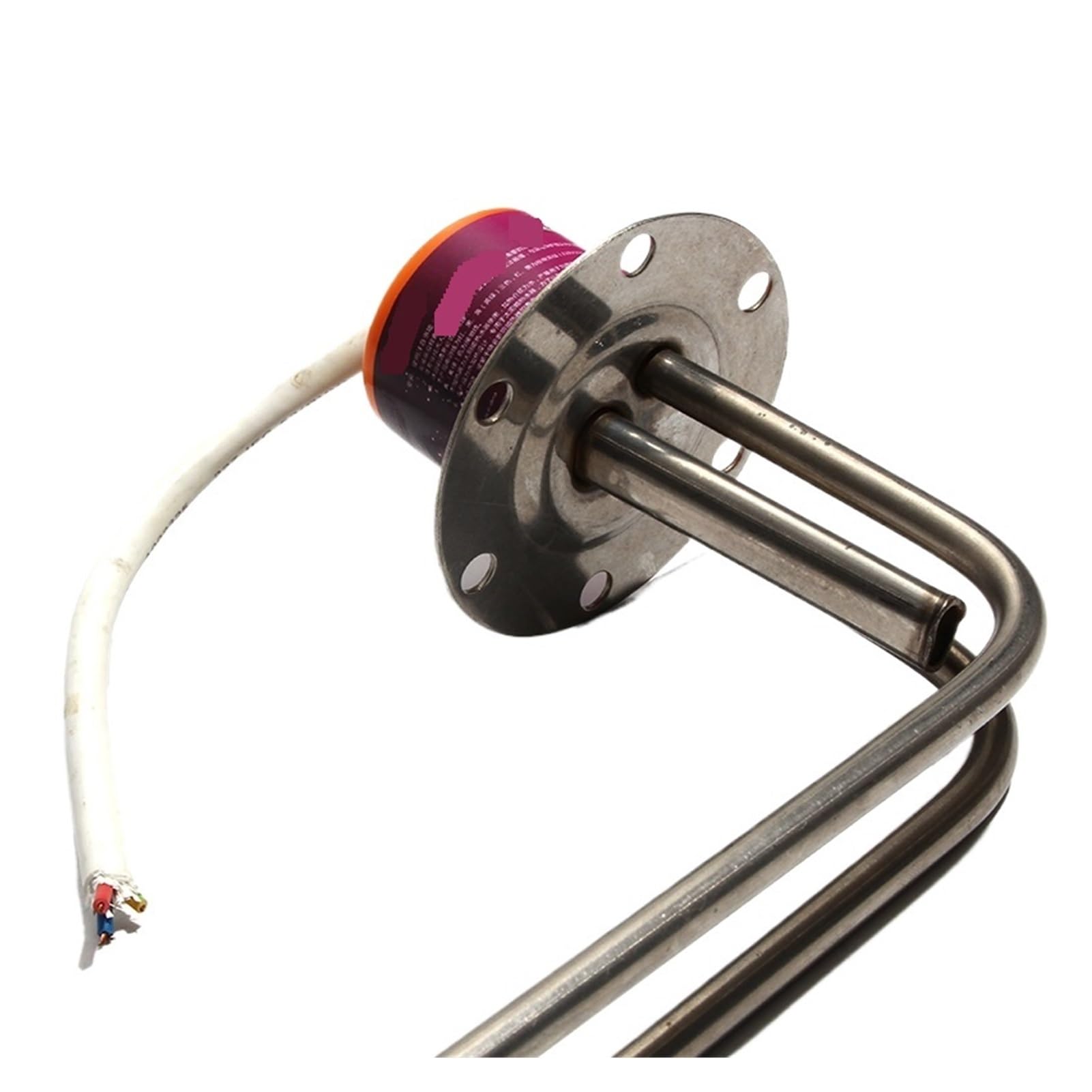 Kołnierzowy element Zeater wody Słoneczne podgrzewacze Części do kołnierza 80mm Elektryczny podgrzewający wodę 30CM Długość rury AC220V 1500W