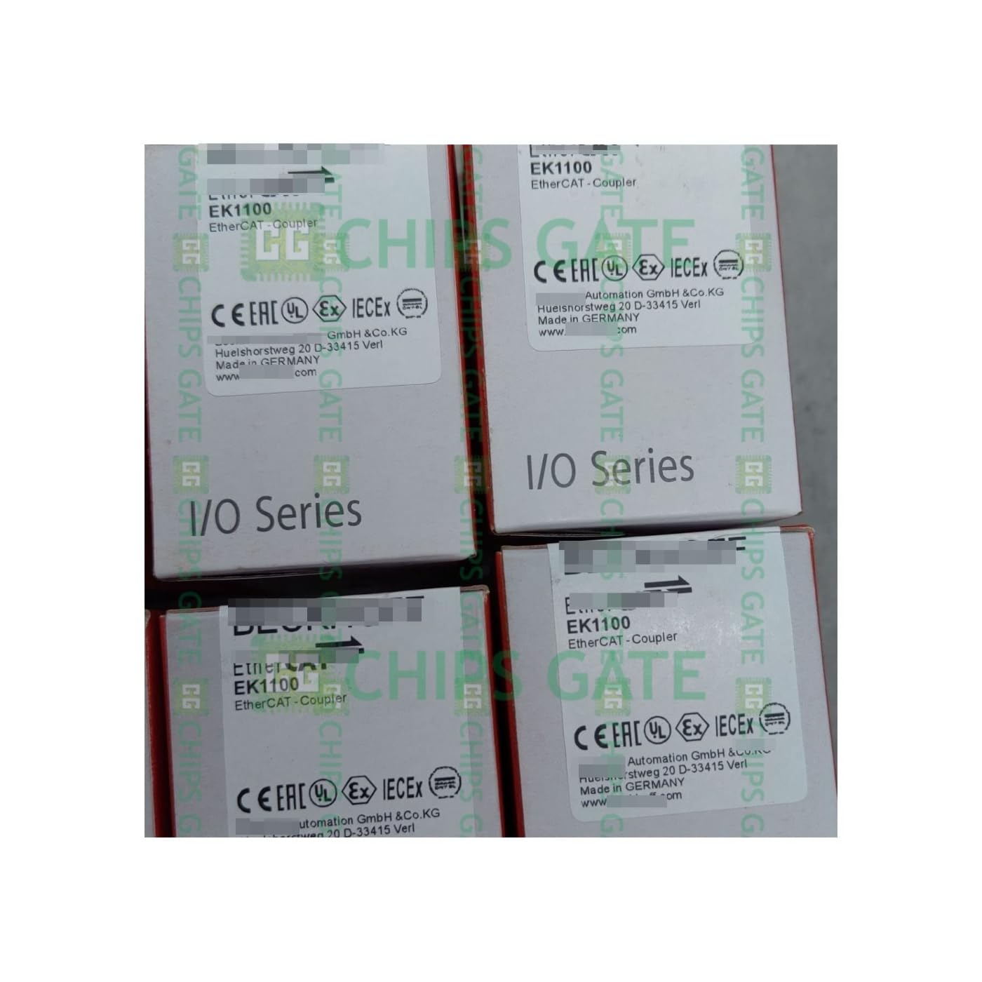 EK1100 Coupler Coupling of EtherCAT Terminals