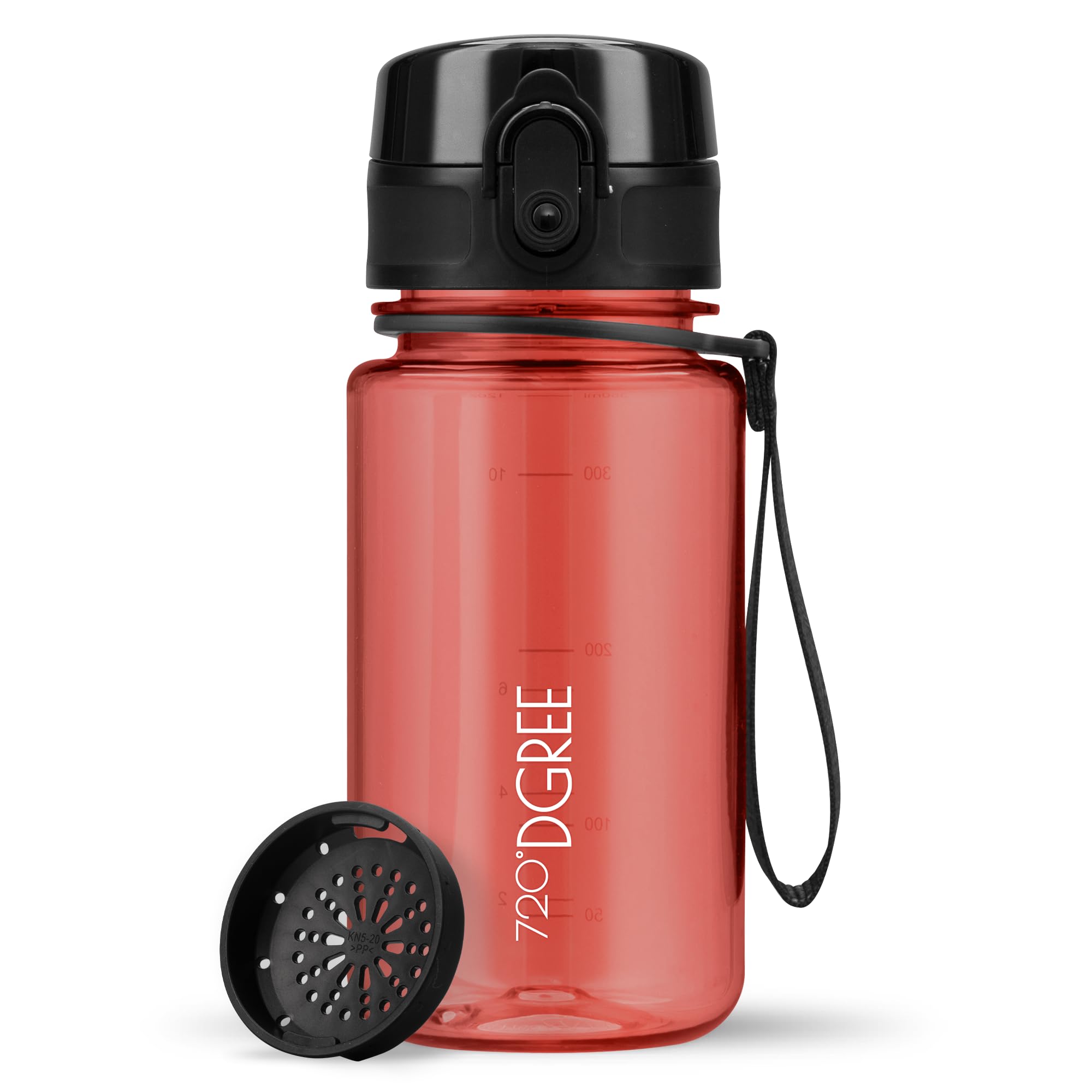 720°DGREE Botella uberBottle + colador – 350 ml, 500 ml, 650 ml, 1000 ml, 1,5 l, 2 l – Sin BPA – Botella de agua para deportes, escuela, niños, fitness, gimnasio, bicicleta, exterior – ligera — view 56