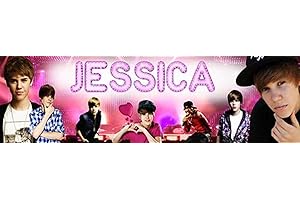 Justin Bieber Poster Personalized with Name: Custom Happy Birthday Wall Decor Gift Frame