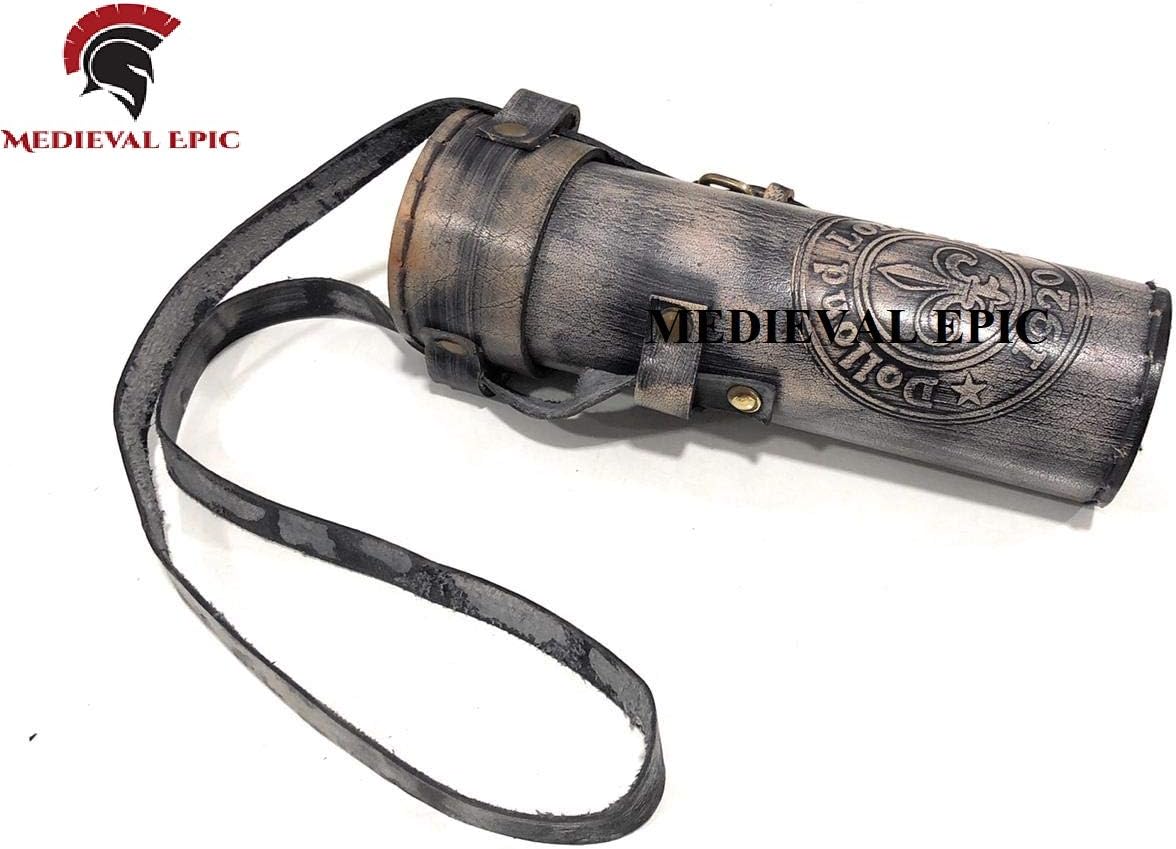 18 inches Antique Telescope/Spyglass Replica in Leather Box (Dollond London's)