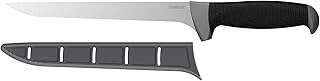 Kershaw 7.5 Inch Narrow Fillet Knife (1247X); Flexible and Corrosion Resistant 420J2 Stainless Steel Blade, Glass-Filled N...