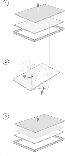 Miniatura 8 de Opposite Wall - Portarretratos de madera de roble macizo natural de 16 x 16 pulgadas - Ligero, versátil e inastillable - Póster o marco de fotos