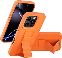 Vista 65 de Funda de silicona con soporte de LAUDTEC compatible con iPhone 7/8/SE, soporte de metal con soporte de pie vertical y horizontal, cubierta flexible