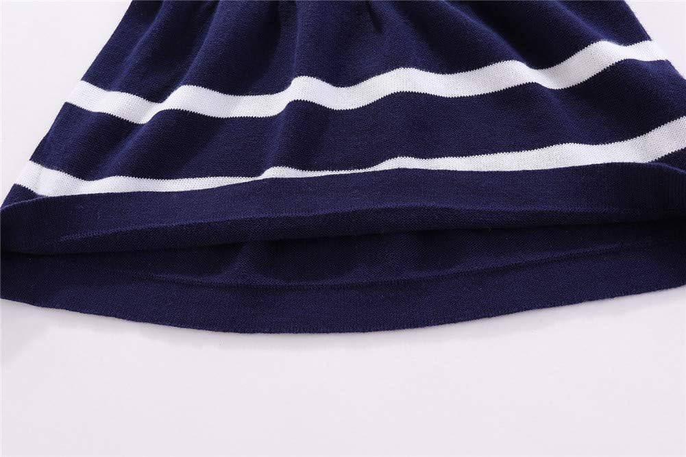 Mud Kingdom Little Girls Sweater Dress School Cute Bow - Image 7