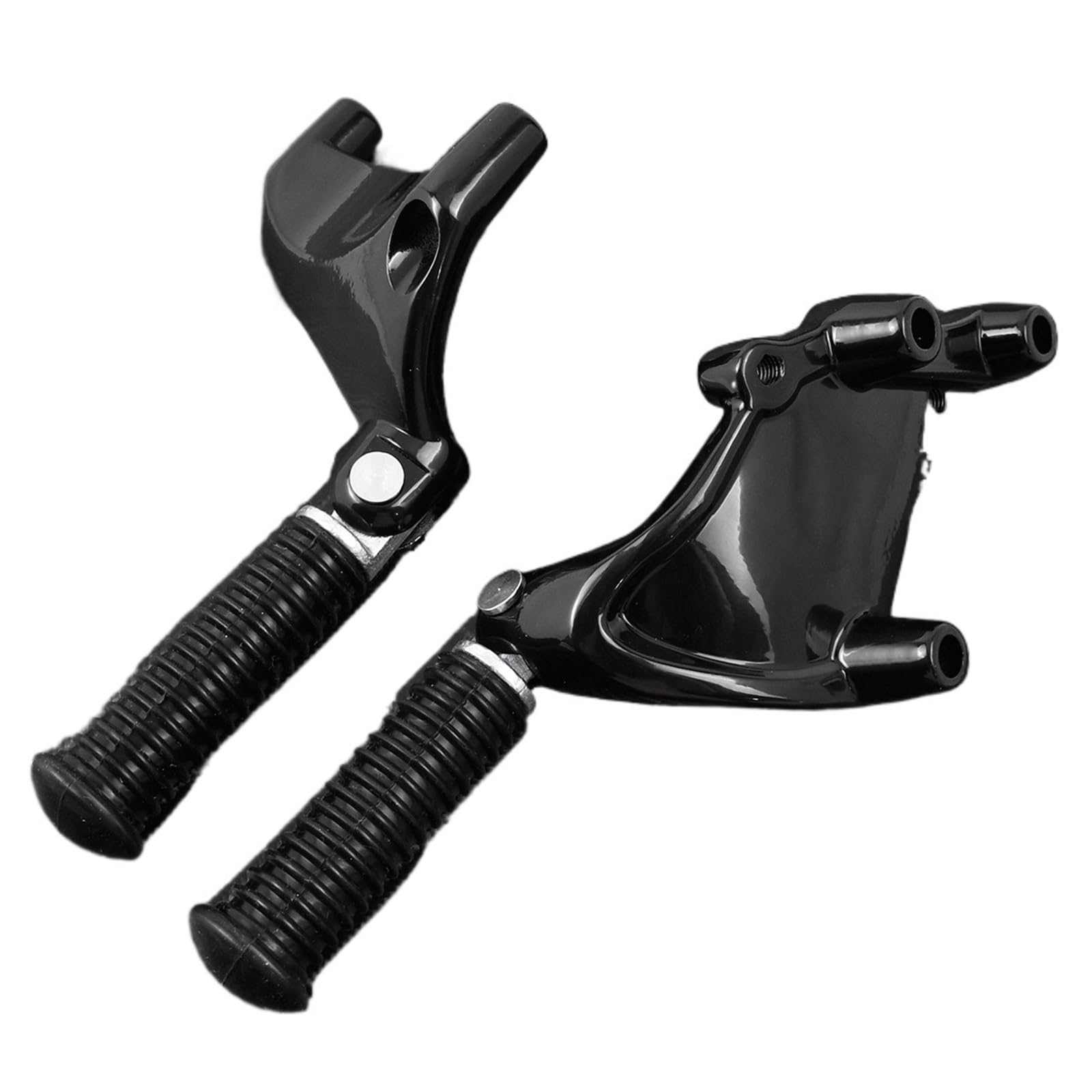 Cale pieds moto finition noire premium pour Harley Iron 883 et XL 1200 - 8