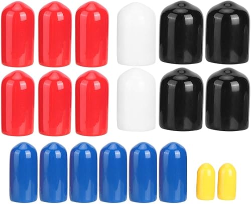 Cheotime 20pcs Vakuumkappen -Sortimentset, Multi -Size -PVC -Leitungskappe mit 1