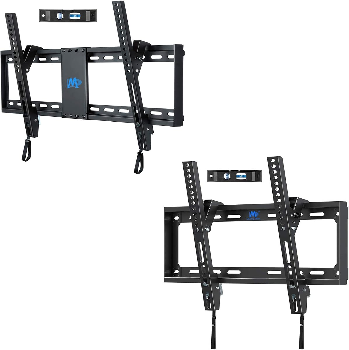 Mounting Dream MD2868-LK Soporte de pared inclinable para TV para televisores de 37 a 70 pulgadas, soporte inclinable para TV y Mounting Dream MD2268-MK Soporte de pared para TV para televisores de 26 a 55 pulgadas VESA máx. 400 x 400 mm hasta 88 libras Se adapta a montantes de 16 pulgadas