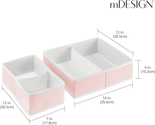 Miniatura 4 de mDesign Organizador de cajones de tela, cómoda para niños y bebés, armario, estante, organización de sala de juegos, sostiene ropa, juguetes,