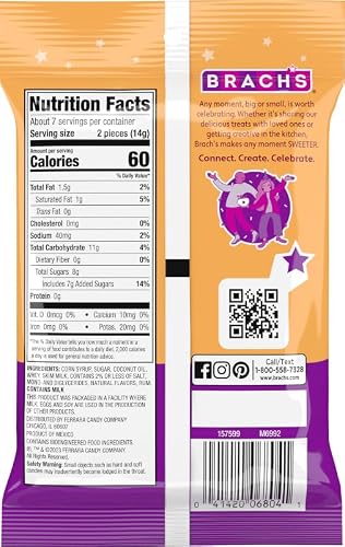 Brach's Nips Butter Rum Flavored Hard Candy, Individually Wrapped Pieces, 3.25 Ounce Bags (Pack of 12) - Thumbnail 3