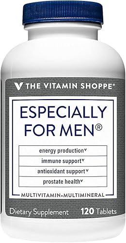 The Vitamin Shoppe Especialmente para hombres, multivitamínicos, nutrientes y hierbas para el bienestar de los hombres, antioxidante que apoya la