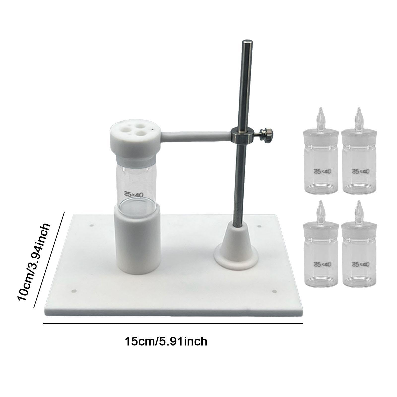 Soporte Experimentos Quimica Tres Electrodes | Experimentos de fisica, sistema de tres electrodos, tazas de PP, soporte seguro.