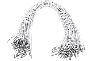 Elastico para mascaras: Cordon Elastico Elastico para Mascaras con Extremos Metalicos- White...