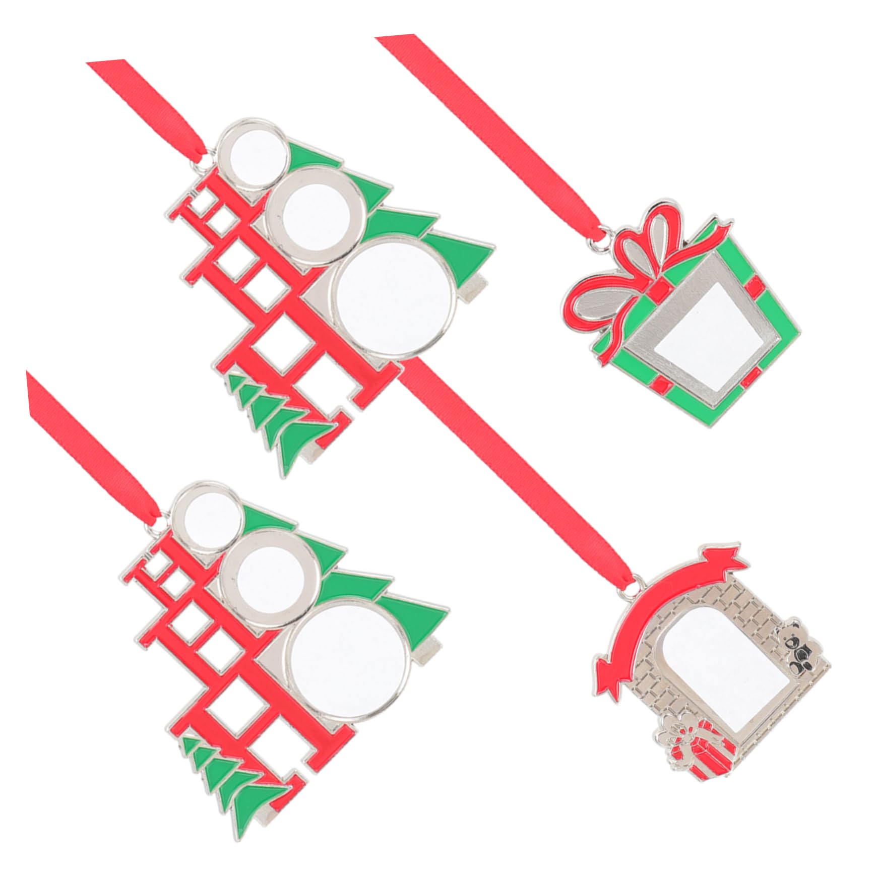 PRETYZOOM 16 STK Christbaumschmuck Weihnachtsbaum Anhänger Weihnachtsbedarf Hängende Dekoration Personalisierter Weihnachtsschmuck Weihnachts-Layout-Requisite Weihnachtsdeko Legierung