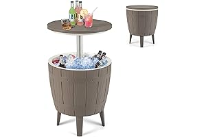 Giantex Cooler Bar Table: The Quintessential Outdoor Entertainment Hub