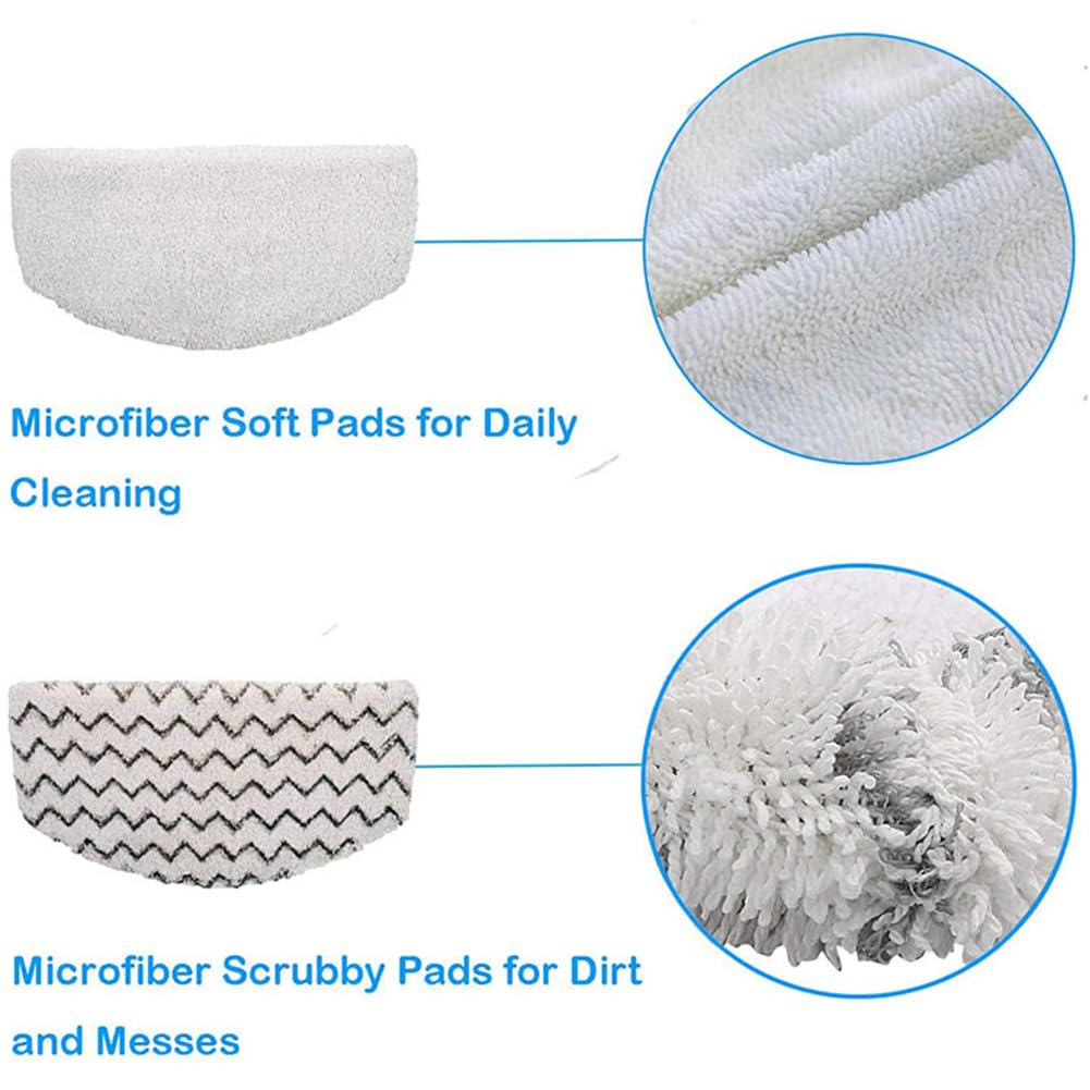 Panni Per Mocio A Vapore - 20 Pezzi Lavabili, In Microfibra, Compatibili Con Bissell, Dupray, PurSteam - Foto 11