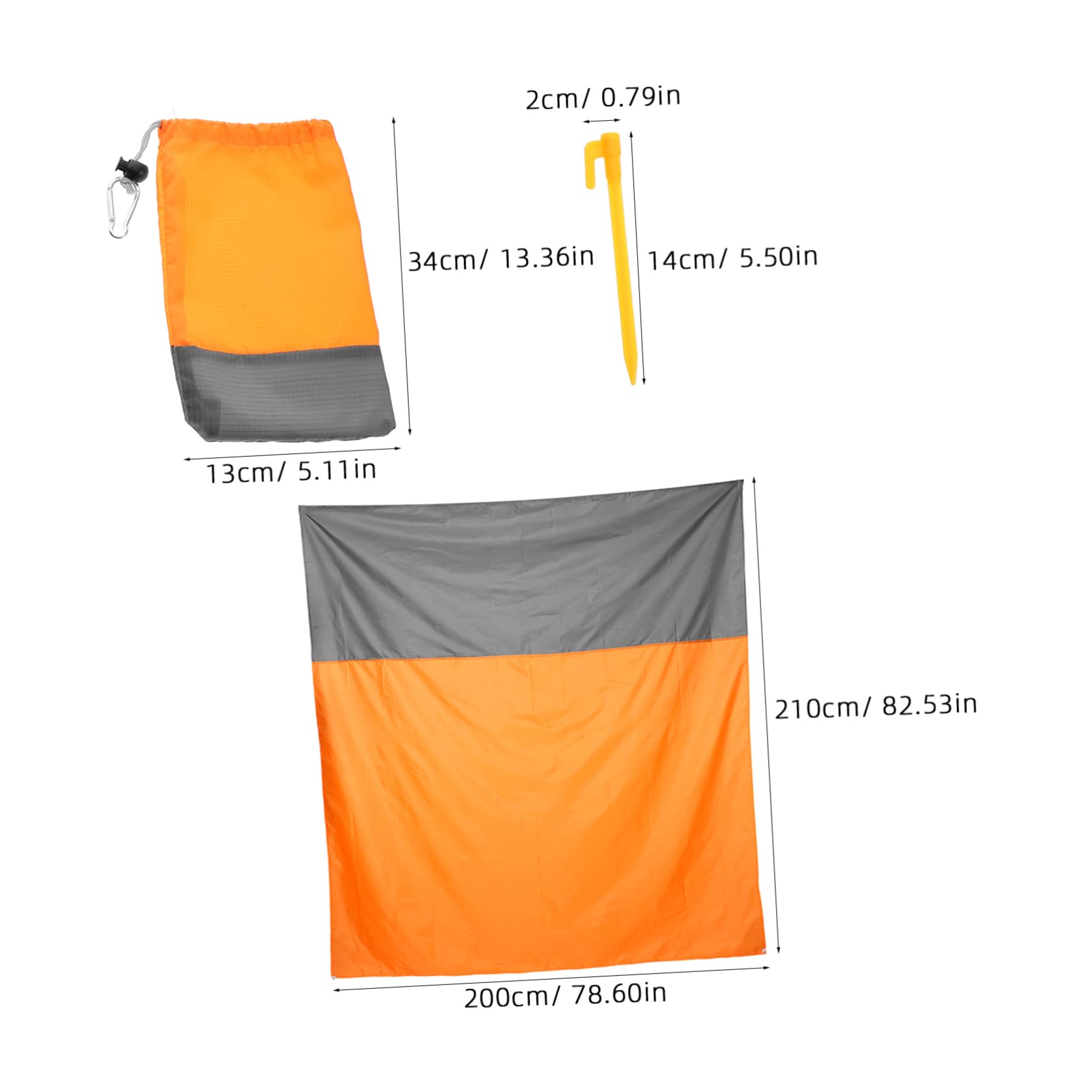 YARNOW Tapis de Pique- Pliable et Portable Couverture Imperméable et Épaisse Grande pour Plage et Voyages Résistant