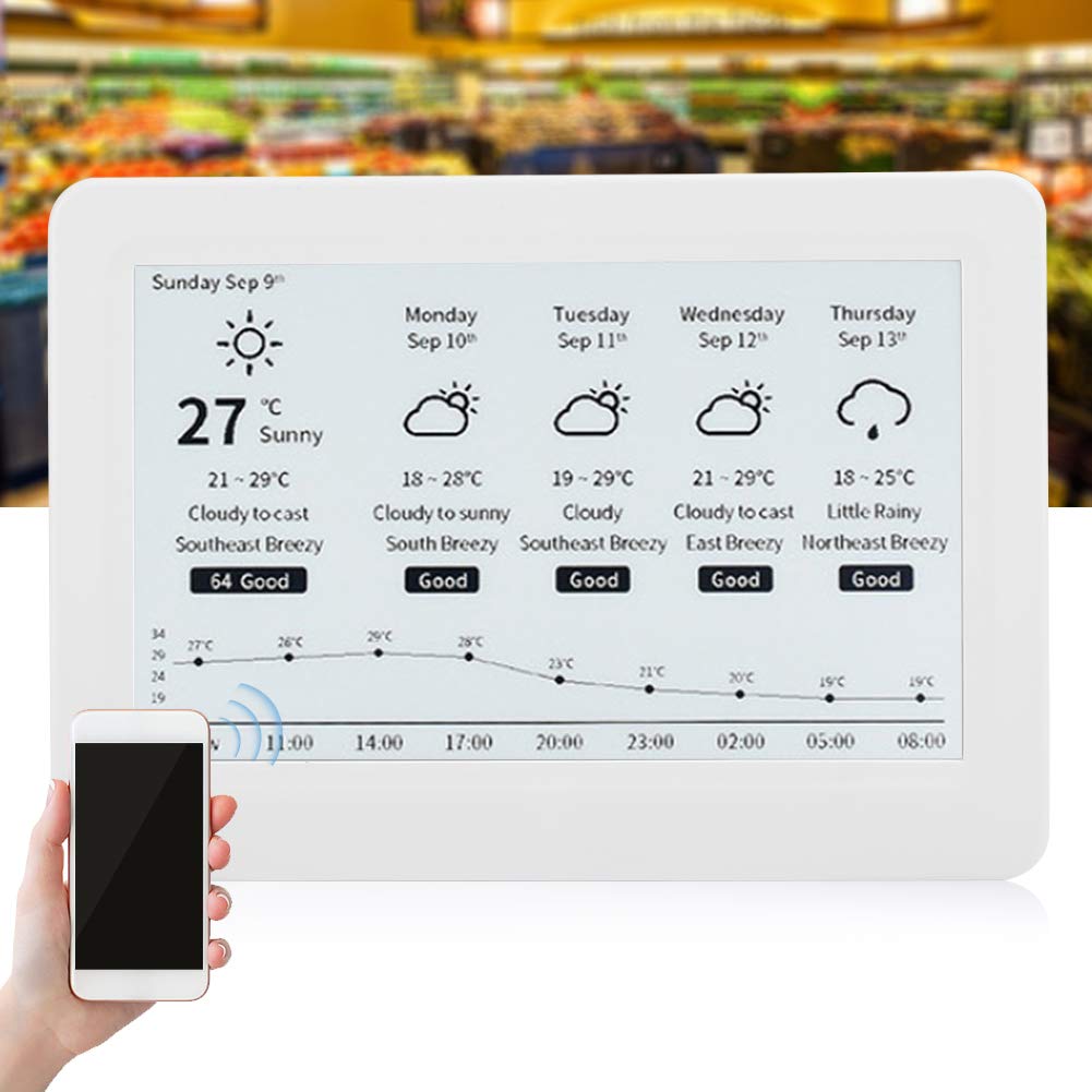 Cryfokt Spazzolatura Elettrica Wireless per Schermo E-Ink da 7,5 Pollici per L'installazione del Cartellino del Prezzo Elettronico (schermo a inchiostro)