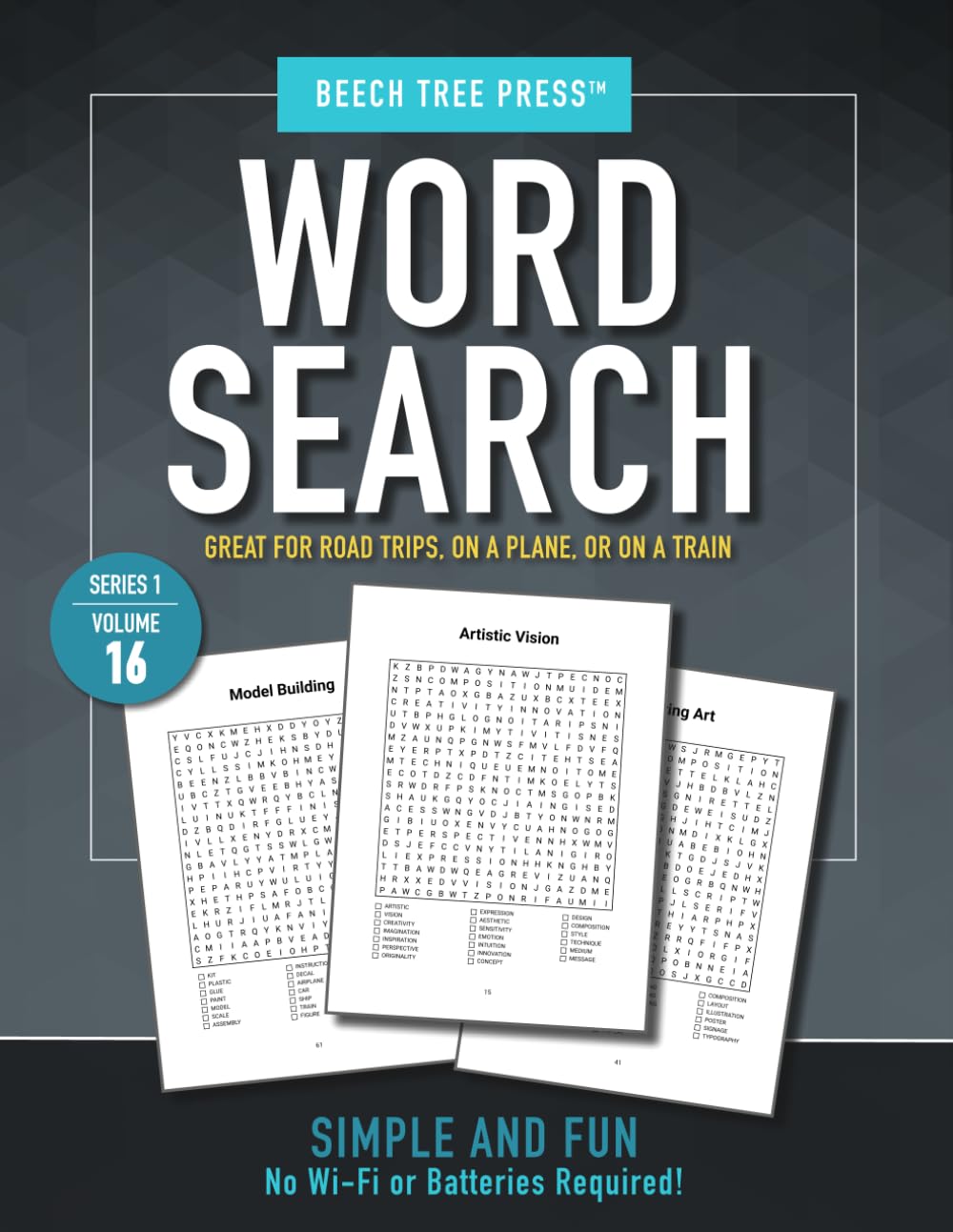 Word Search Puzzle Book for Adults with 100 Relaxing Puzzles for Screen-Free Enjoyment: Series 1 · Volume 16 | An Offline Puzzle Book for Travel, Stress Relief, Focus, and Quiet Moments