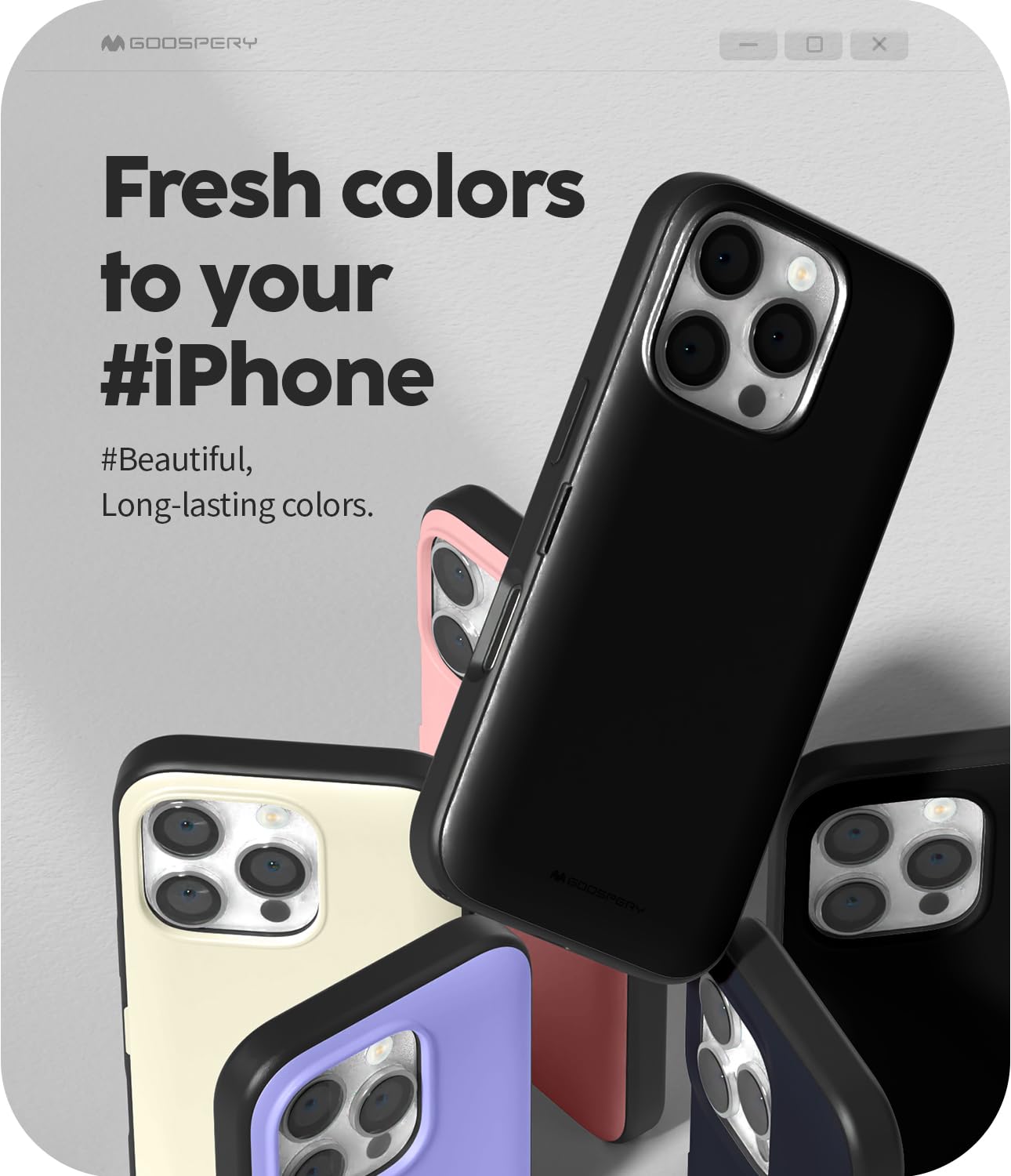 Amazon.co.jp: Goospery iPhone 16 Pro 用 ケース 背面 カード 収納