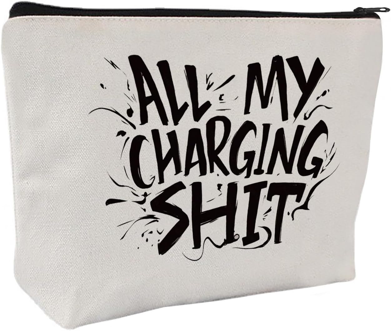 Makeup Bag for Women Travel - Zipper Cosmetic Storage Bag with Vibrant Designs, Soft Fabric & Multi-Use Functionality (Gift for Birthdays, Graduation, Christmas) (Style J)