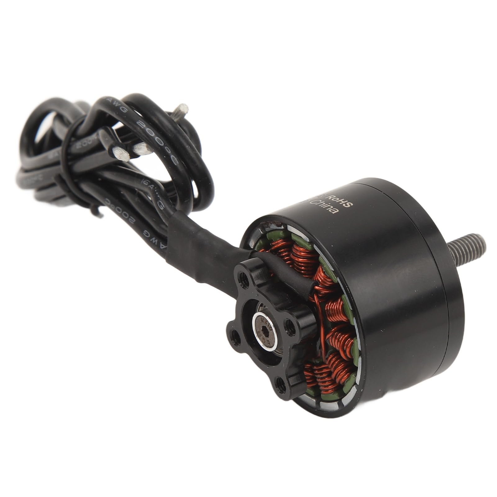 BROLEO Motore brushless per drone, rotore bilanciato preciso ad alta reattività cuscinetto di smorzamento anti pressione Motore brushless FPV CNC 6061 Alloggiamento in alluminio per 80A ESC