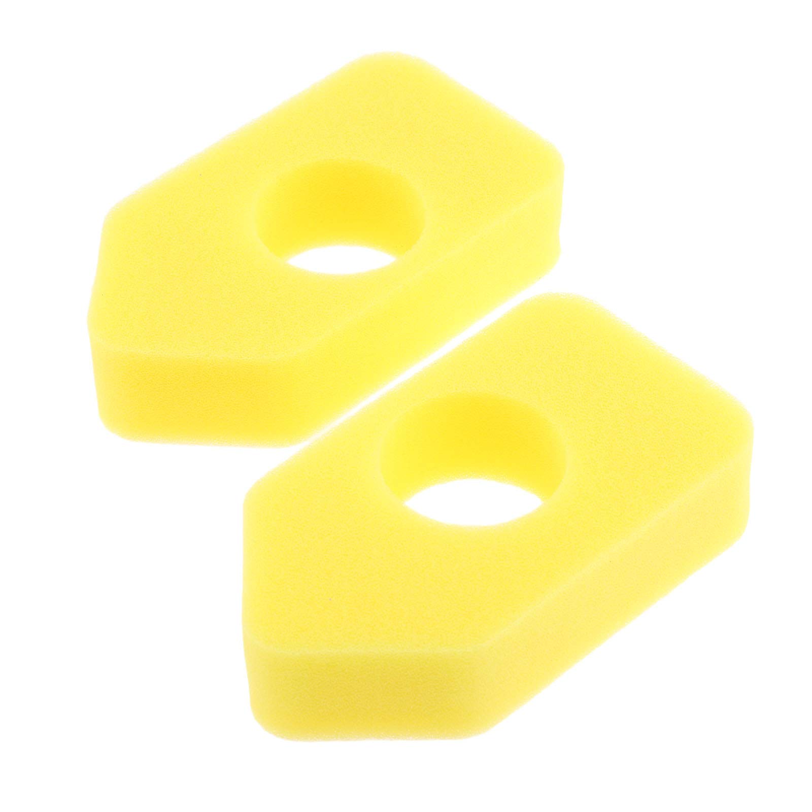 Hicello 2PCS Yellow Foam Air Filter for Briggs & Stratton 698369 Classic Sprint Quattro Engines #S 4216, 5086K, 5088, 5088H, 5099, 698369| for CRAFTSMAN # SPA8S1062853001