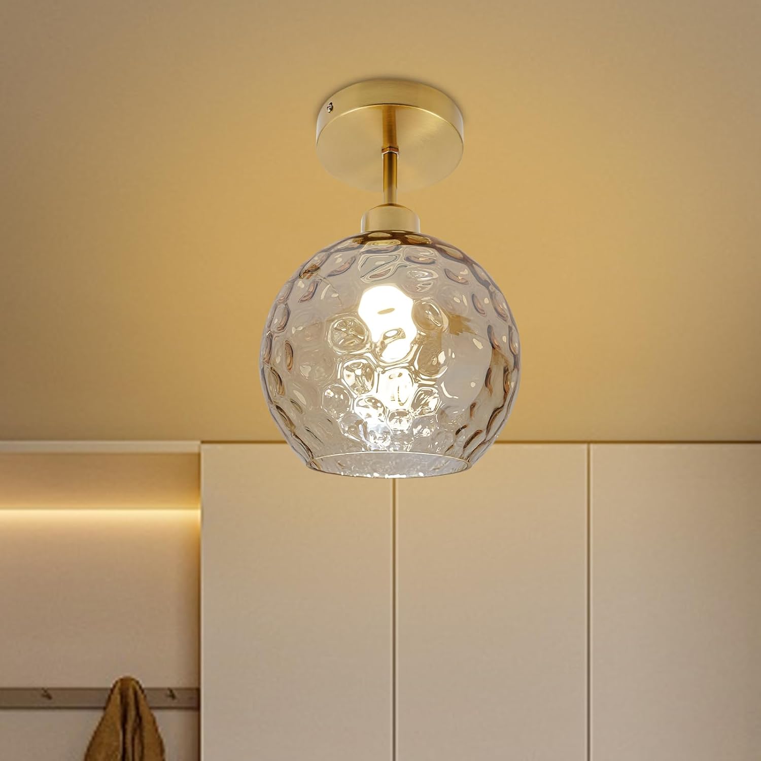 Flush Mount Ceiling Light, Lighting Fixture for Kitchen, Bedroom, Bathroom, and Hallway