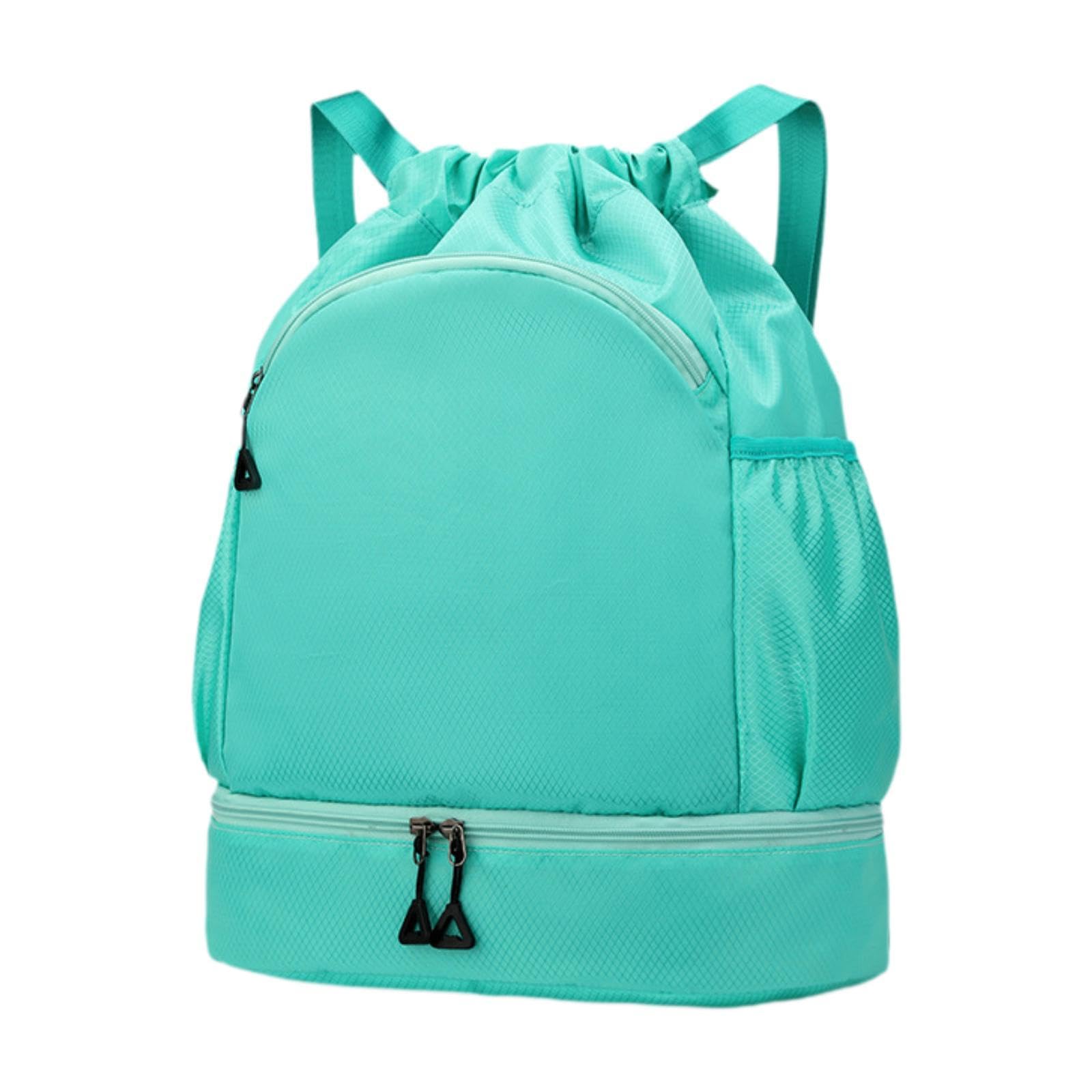 Sports Drawstring Backpack Christmas Swim Wet and Dry Separation Bag Gym Bag-image-12