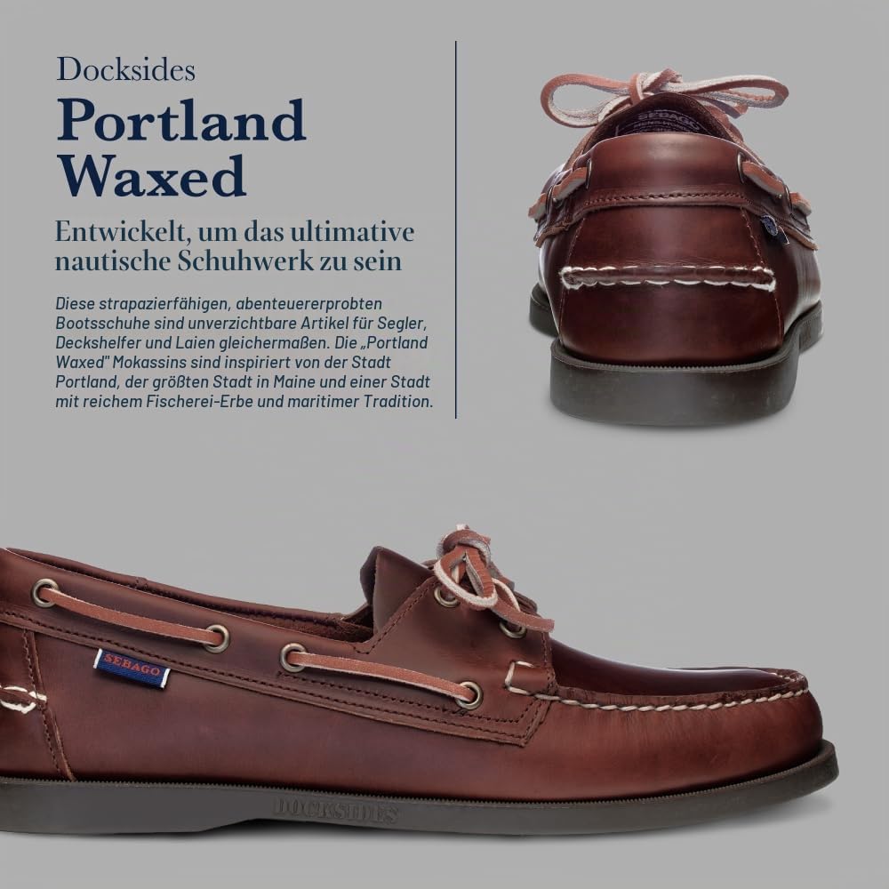 Sebago SPINNAKER/BLACK/BROWN B72871, Herren Mokassins