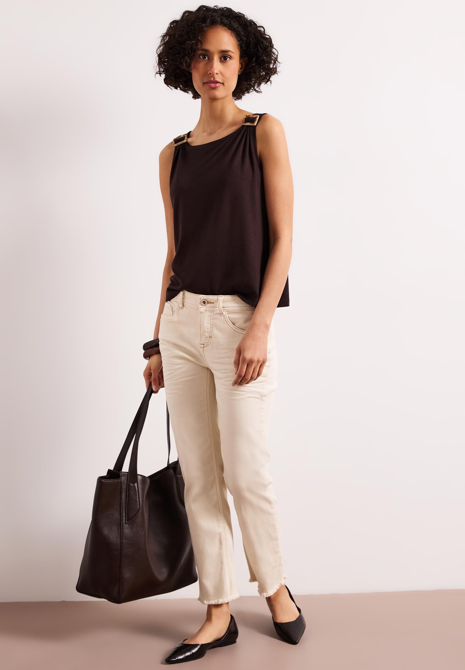 Street One 3230150 Top con Dettagli sulle Spalle Donna (Pacco da 1)