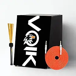 Cajon Elétrico Preto Com Vassourinha C82 Voik By FSA Strike (VOIK STK)