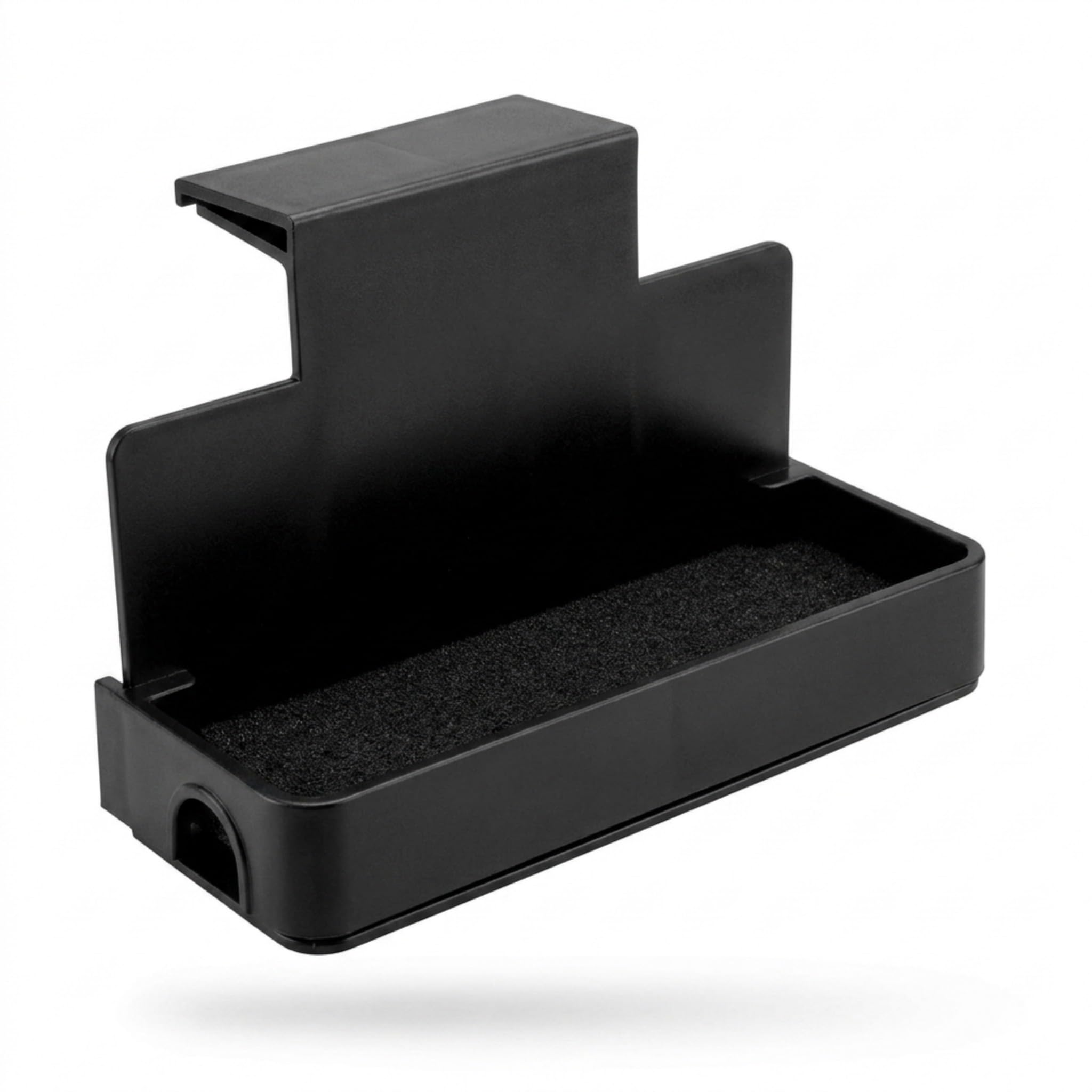 Classic Cantabile NSA-20 Boîte de Rangement pour Pupitre (se fixe simplement sur le pupitre, avec cadre amovible, fond en mousse auto-agrippante) Noir
