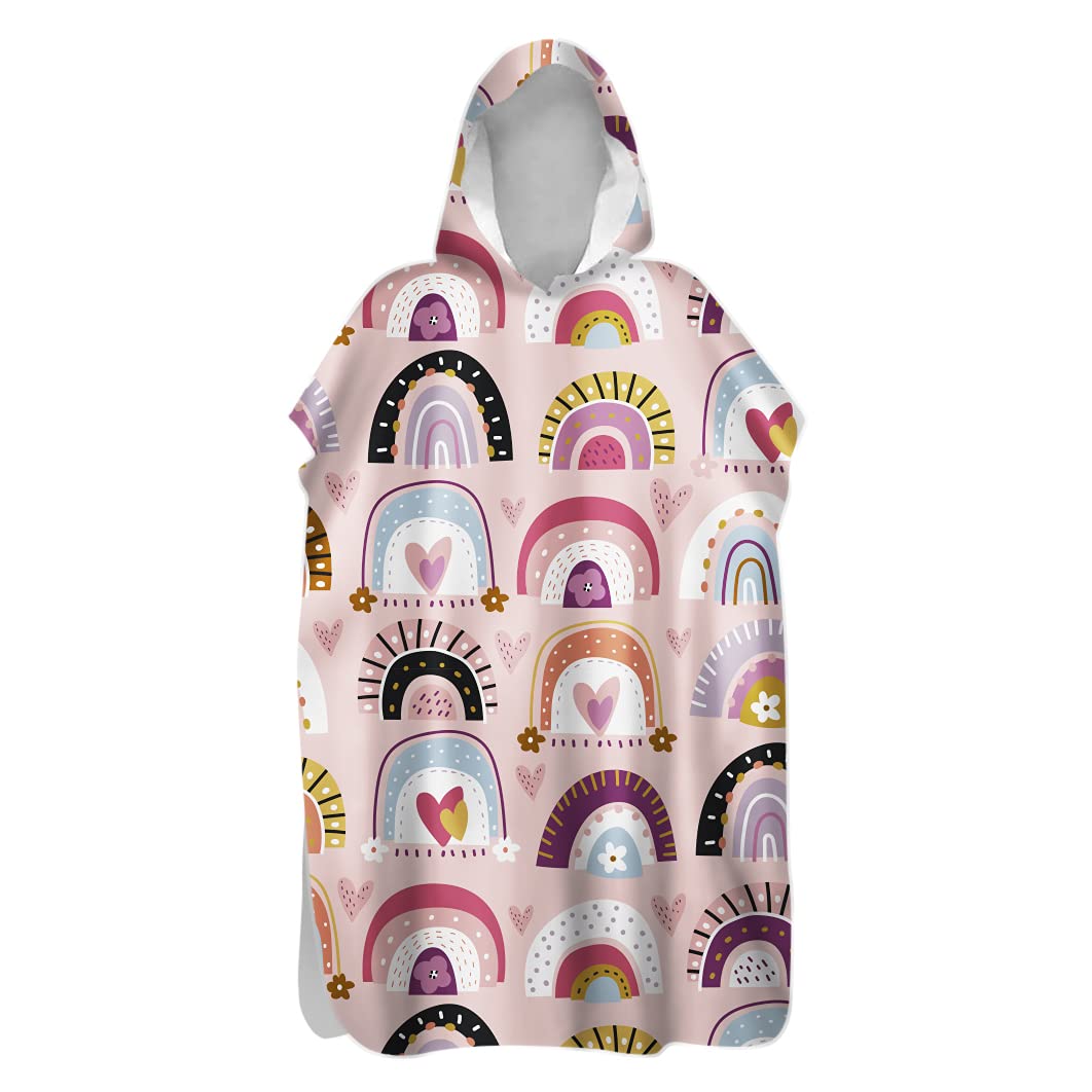 Asciugamano con Cappuccio Bambini Poncho da Bagno, Morbuy