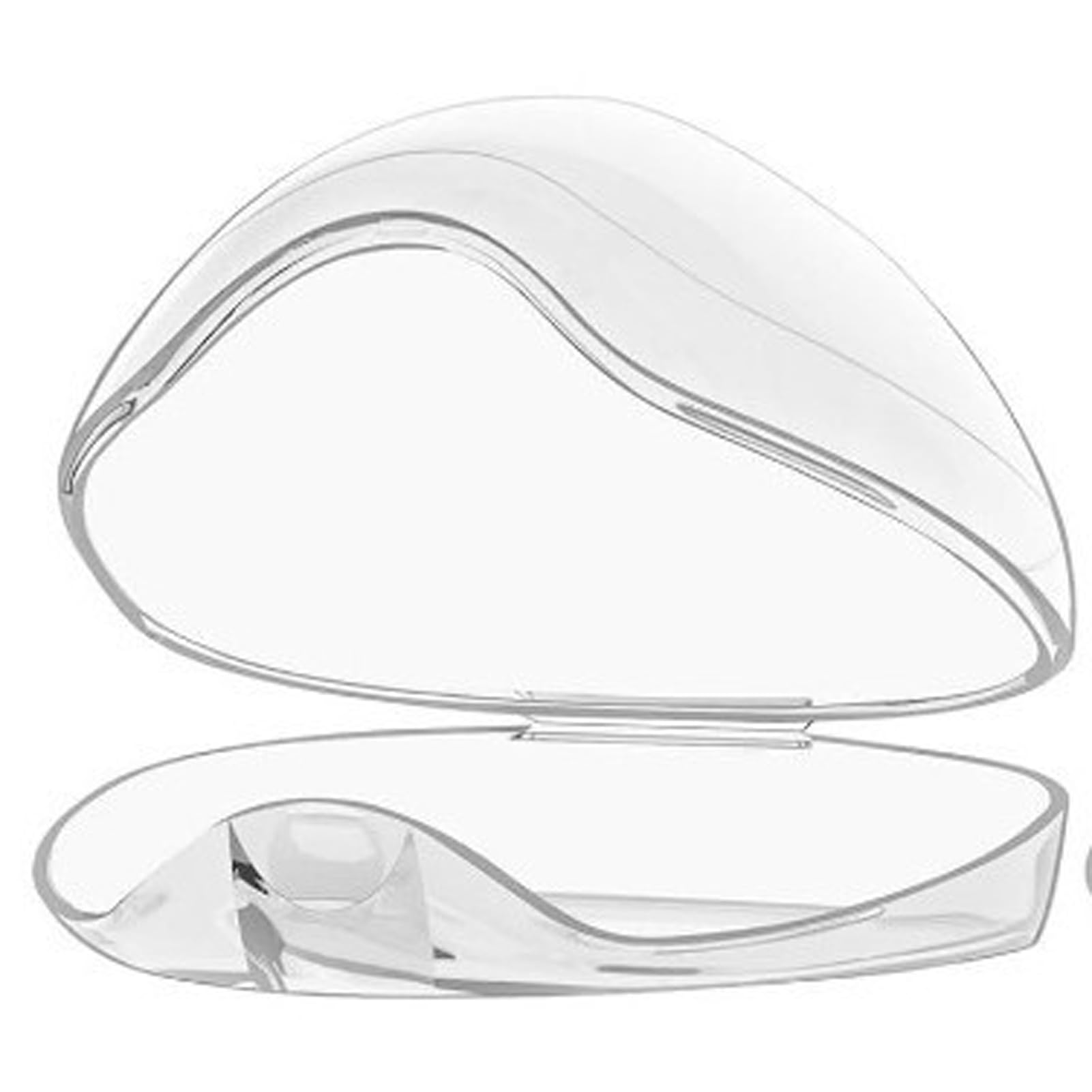 Yesmin 4 Pcs Baby Pacifier Cases - Portable Universal Sterilizing Holder Box for Travel Car & Home (White) - Image 3