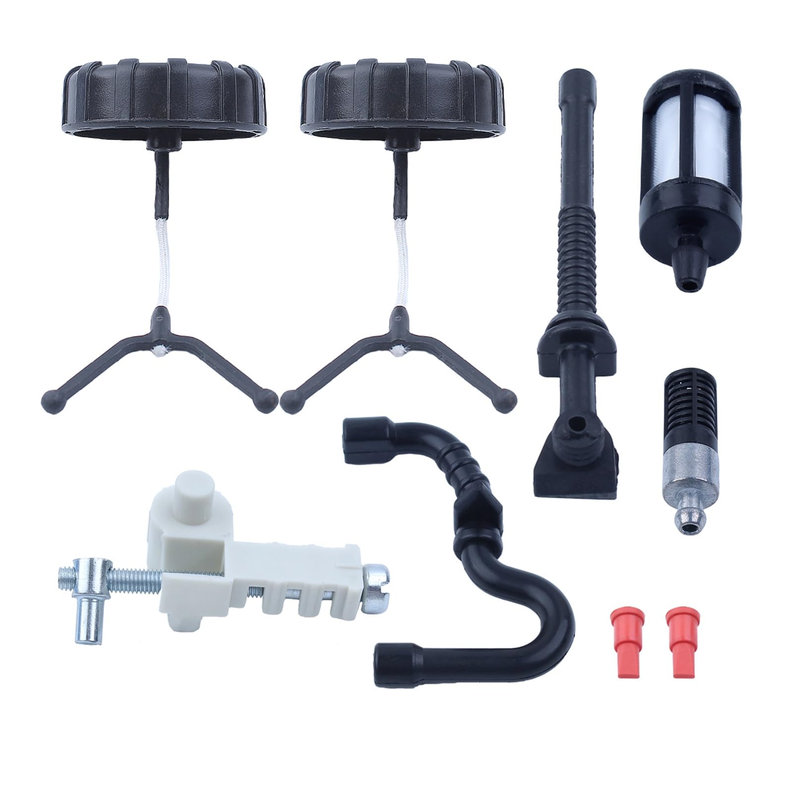 1 set di tappi for olio carburante, filtro for tubo, tendicatena, kit viti for STIHL MS180 MS170 018 017, parti ricambio for motosega a gas