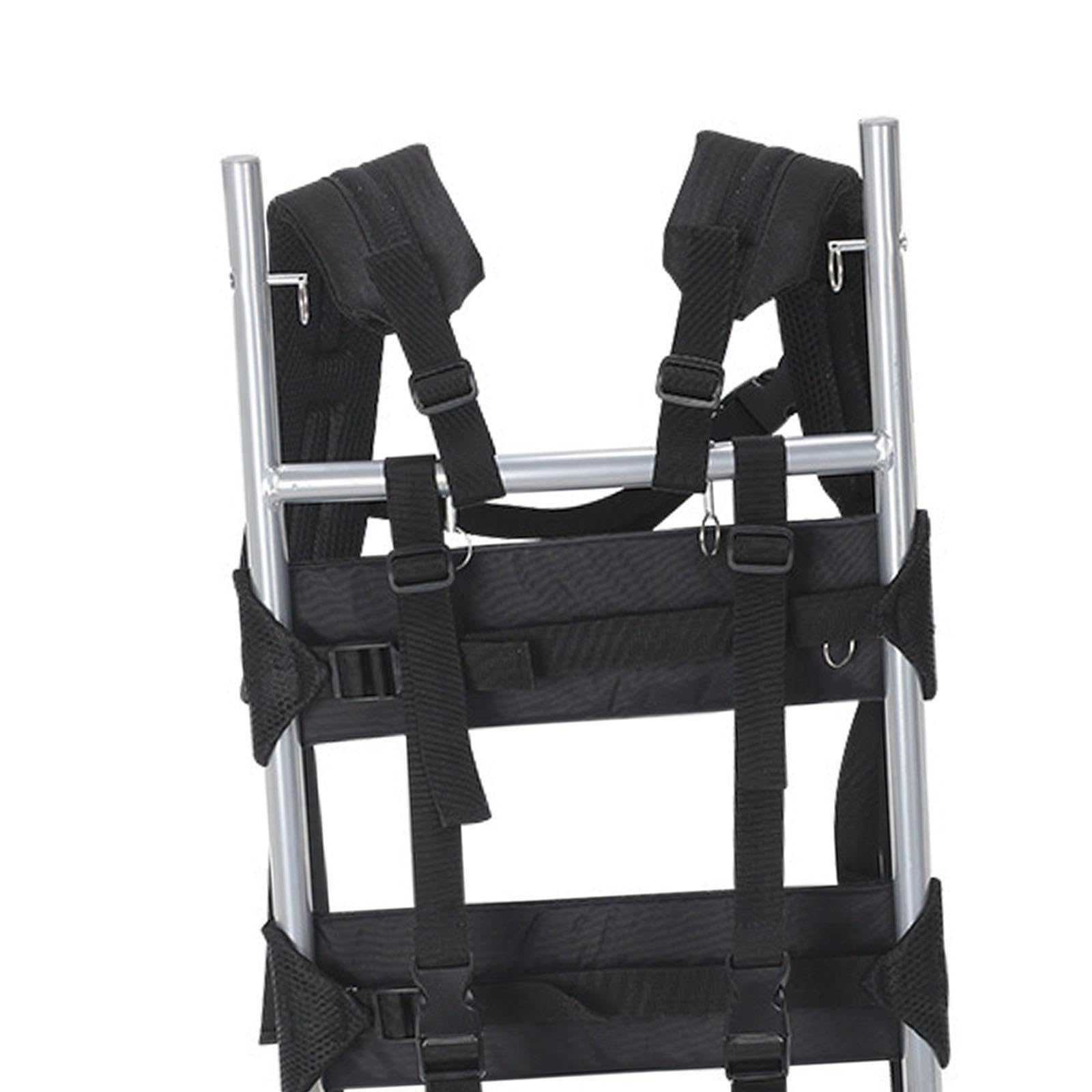 predolo Zaino Telaio per Trasporto Pesante, Supporto Portatile Robusto Pieghevole in Nylon Di Alluminio Leggero per L'escursionismo, Dotato Di Cinghie Pettorali, Cinture Spallacci, L