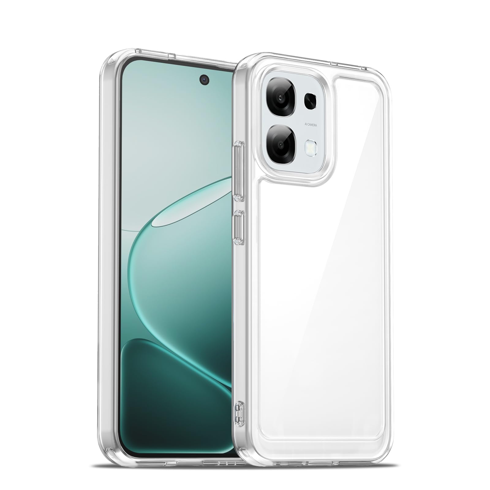 Custodia Militare 360° Per OPPO A6 Pro 5G/4G – Anello Magnetizzato, Scorrevole Per Fotocamera, Include 2 Vetri Temperati, Antiurto