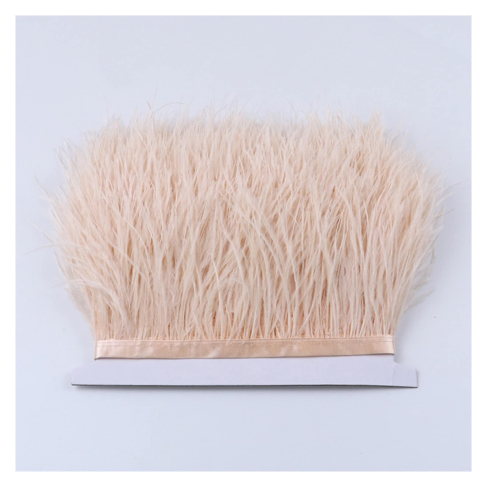 Garniture plumes d'autruche multicolore ruban couture vêtements 10m