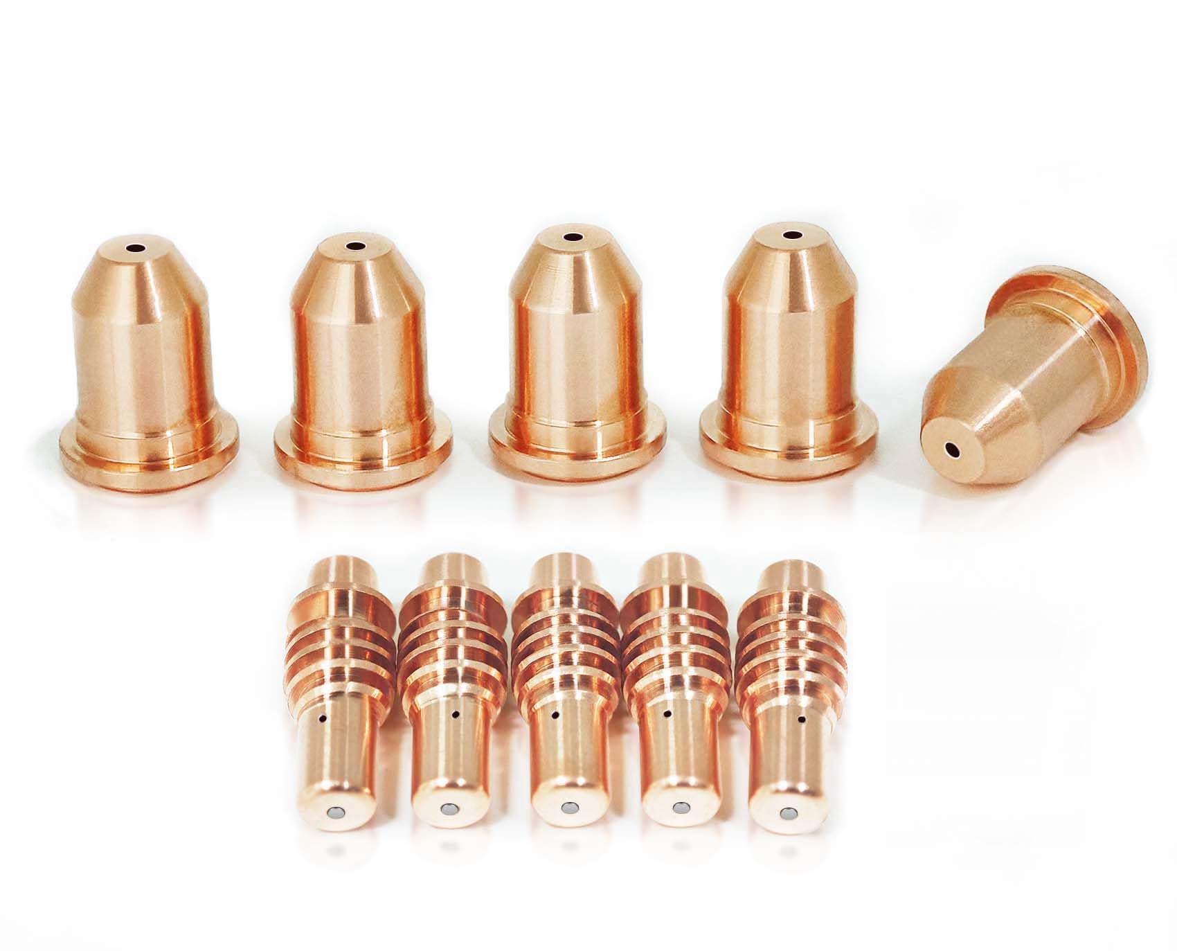 Shinnous59164 * 5/59182 * 5 for Harbor Freight Titanium 65,Electrodes 59182 Tips 59164 Tips,65Amp (5Tips+5Electrodes,PK-10)