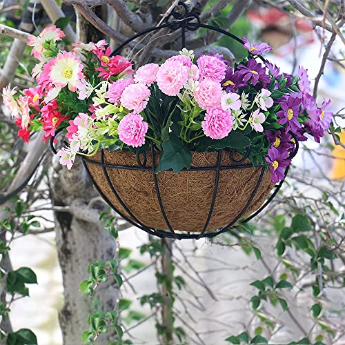 2Pcs Half Round Coco Liners For Hanging Basket Planter, 10/12/14/16 Inch Thicken Coconut Coir Fiber Liners Replacement For Garden Hanging Flower Pot,Vegetables Herbs Pot Indoor Outdoor (16 Inch) #TOP2