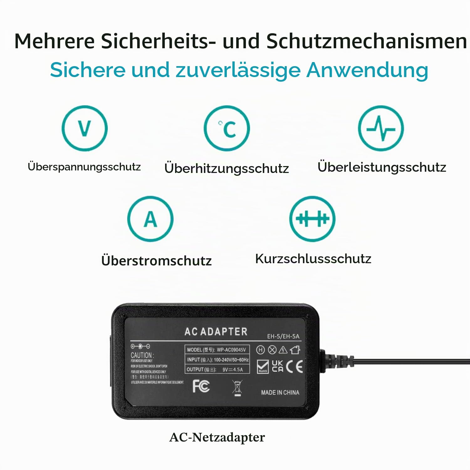 EH-5 Netzteil EP-5B DC-Koppler EN-EL15 Dummy-Akku für Nikon Z7 Z6 D7500 D7200 D7100 D7000 D850 D810 D800 D800E D750 D610 Kameras