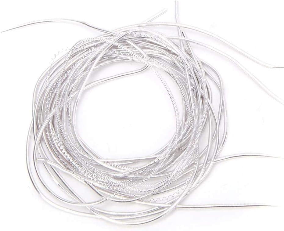 5G French Metal Wire, 1.5mm Metallic Embroidery Flexible Copper Craft Wire Craft Projects Wire Modelling for Beading Clothing Decoration Jewelry Making