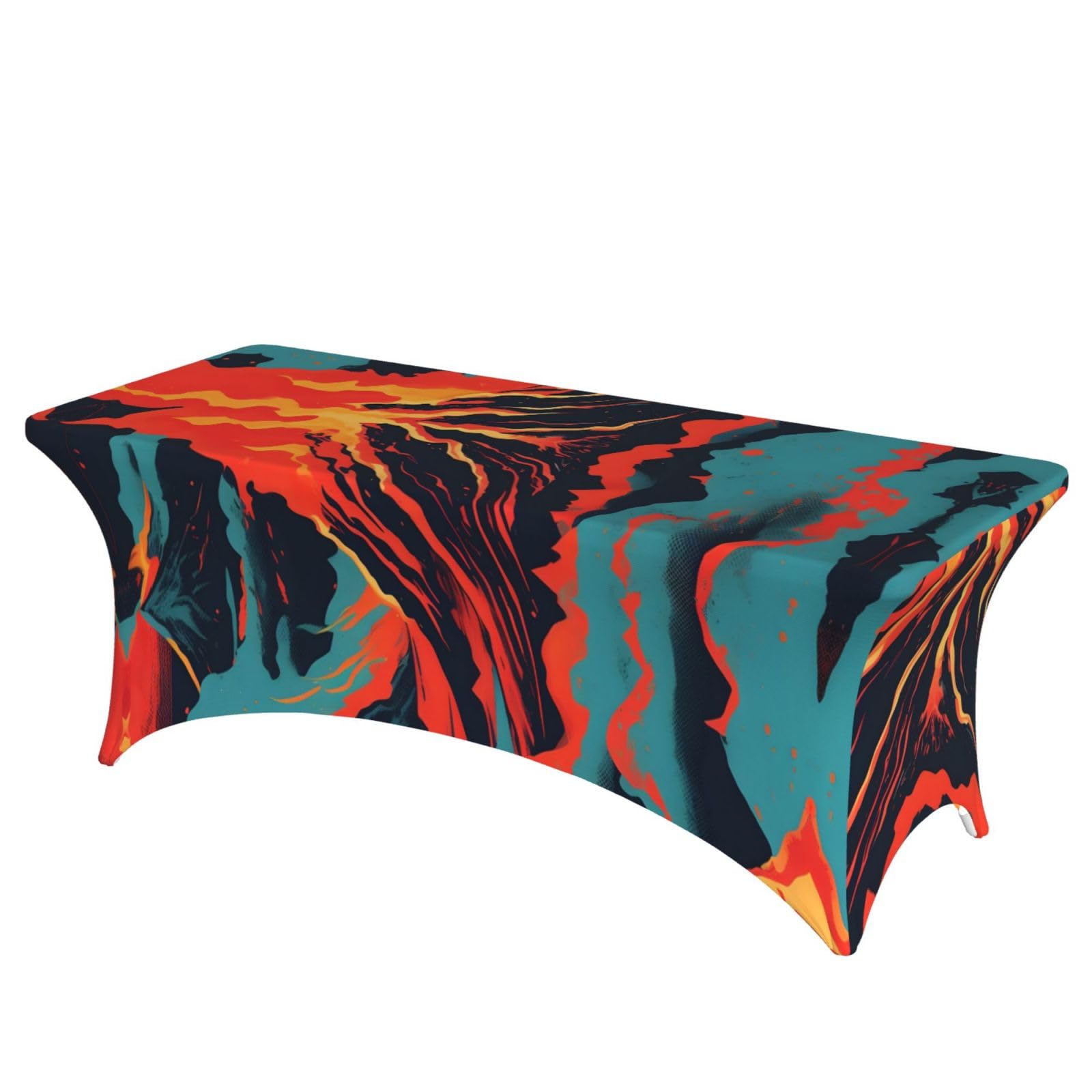 Nappe lavable en élasthanne pour protéger table de banquet