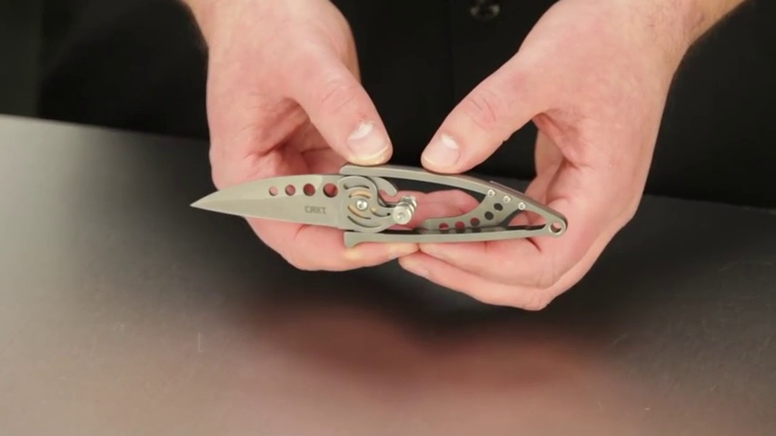 Columbia River Knife and Tool 5102N CRKT Snap Lock Folding Knife with Lanyard, Silver on Amazon Live