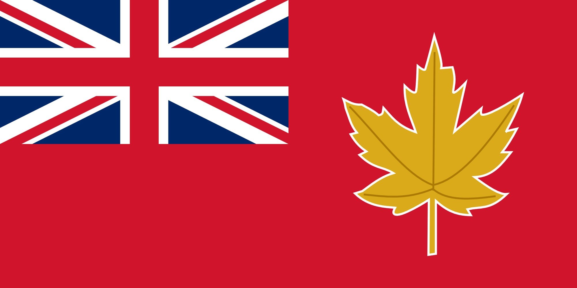 magFlags Large Flag 1946 Canadian proposal; red ensign with a
